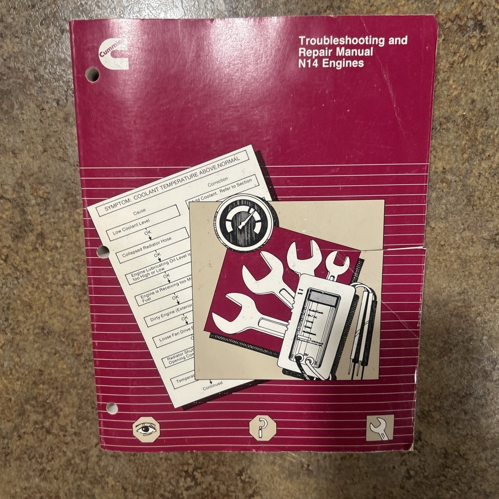 Cummins Troubleshooting and Repair Manual N14 Engines 1990/3810456